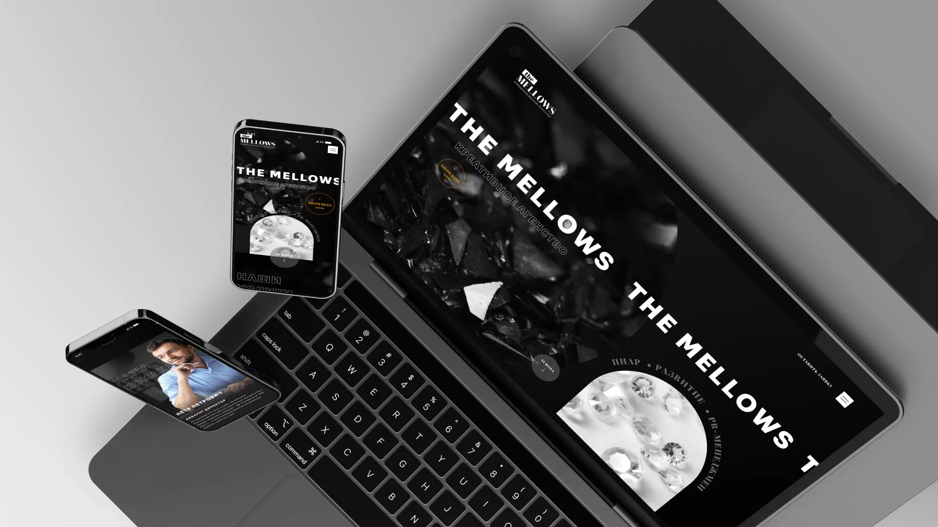 Разработка сайта креативного агентства «The Mellows» в Бородино
