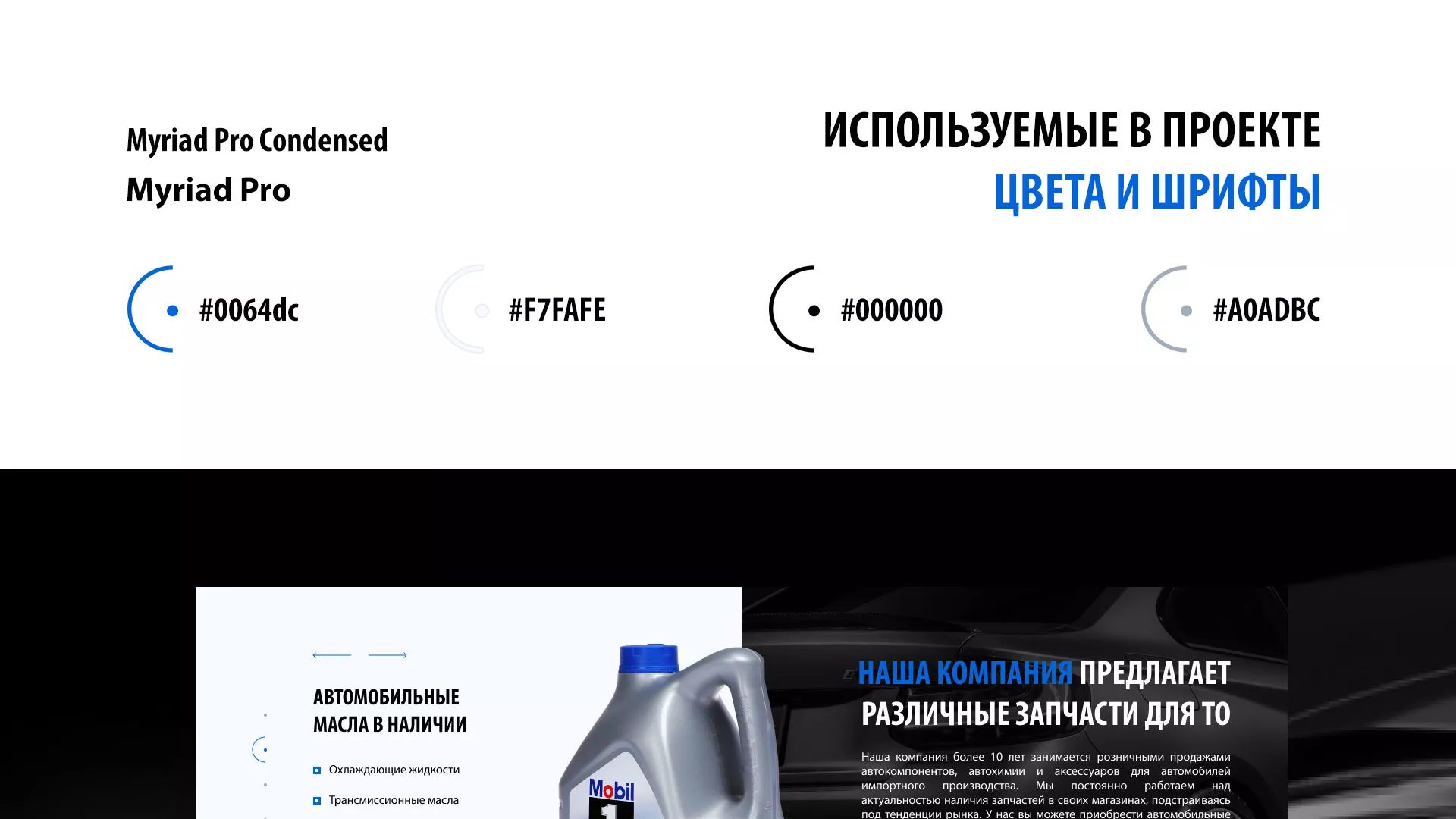 Разработка сайта магазина автозапчастей «М7» в Бородино