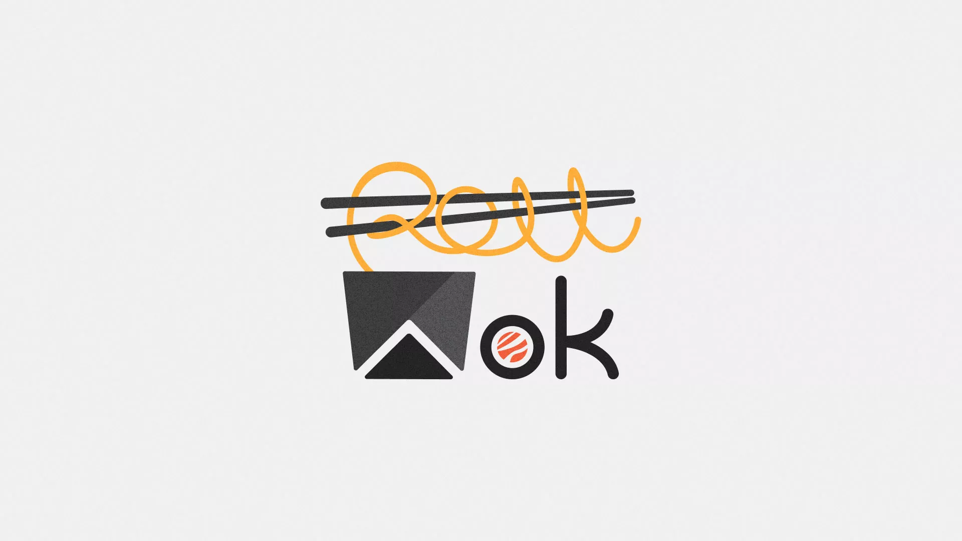 Разработка логотипа в Бородино для суши-бара «Roll Wok Club» Разработка логотипа в Бородино для суши-бара «Roll Wok Club»