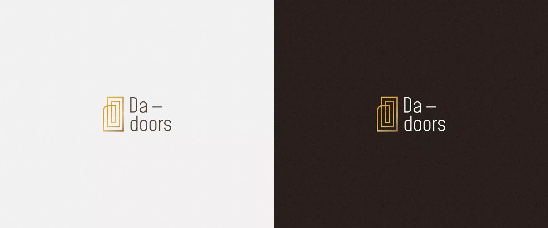 Разработка логотипа для компании «DA-DOORS» в Бородино
